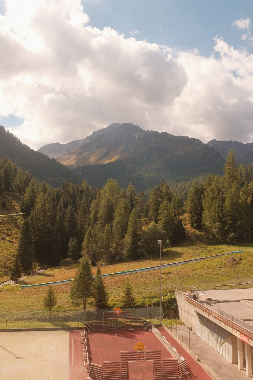 Mountain view from the balcony of Rosablanche C34, Siviez